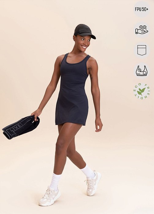 CONJUNTO VESTIDO FIT E SHORT BT LIVE