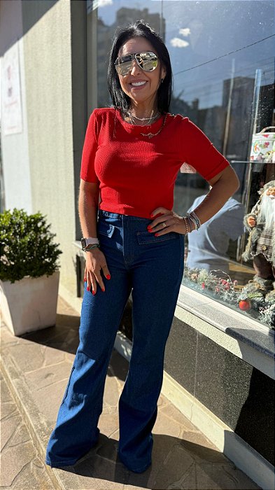 CALÇA JEANS MOON FLARE