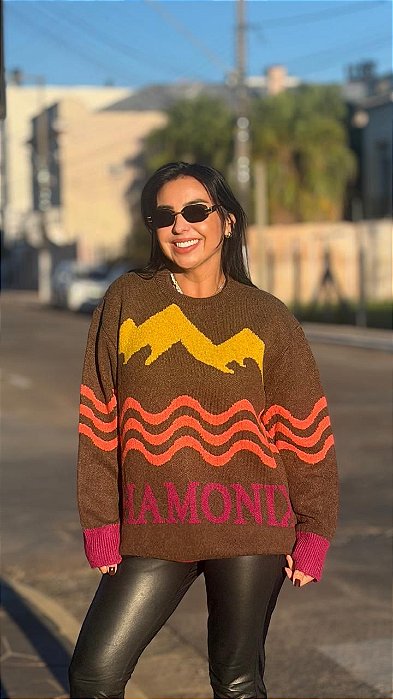 BLUSÃO PULL JACQUARD CHAMONIX MARIA PAVAN