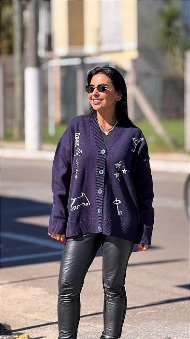 CARDIGAN TRICOT BONNE CHANCE J CHERMANN