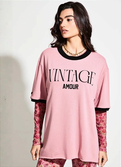 CAMISETA BICOLOR VINTAGE AMOUR J CHERMANN