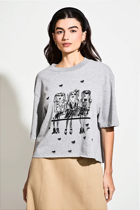 CAMISETA MENINOCAS J CHERMANN