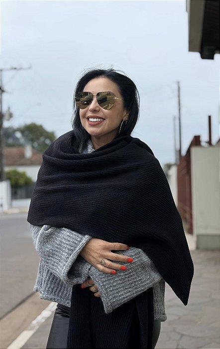 MANTA EM TRICOT AMBICIONE