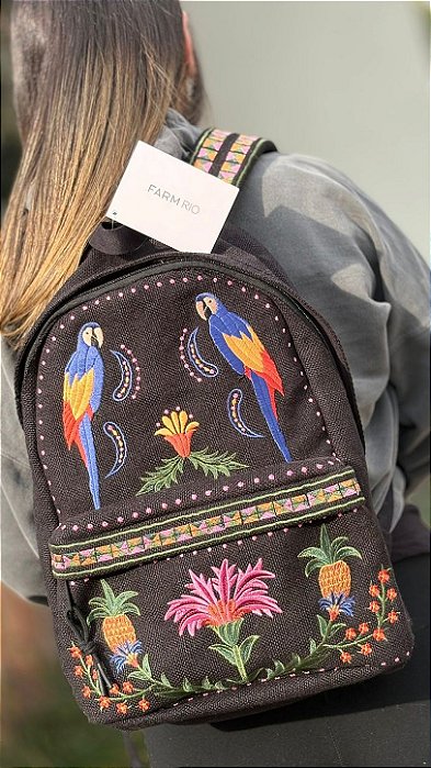 MOCHILA XODÓ TAPEÇARIA TROPICAL FARM RIO