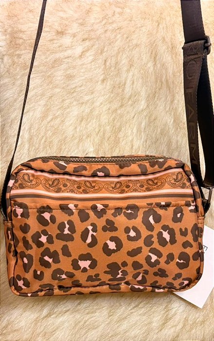 BOLSA TRANSVERSAL ONÇA FARM RIO