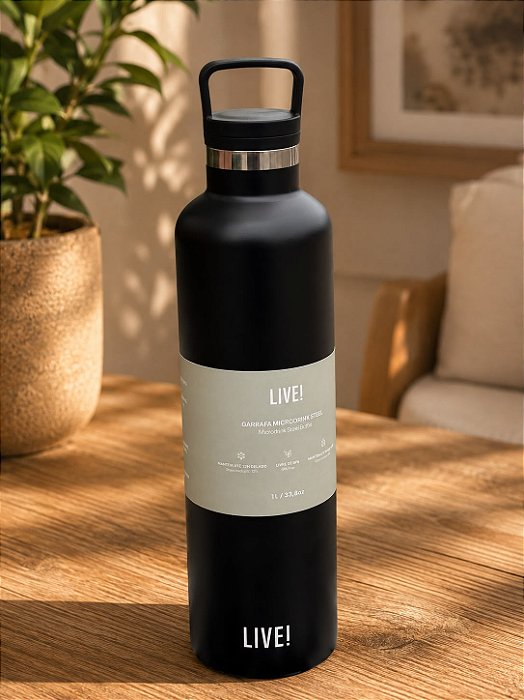 GARRAFA MICRODRINK STEEL 1L LIVE!