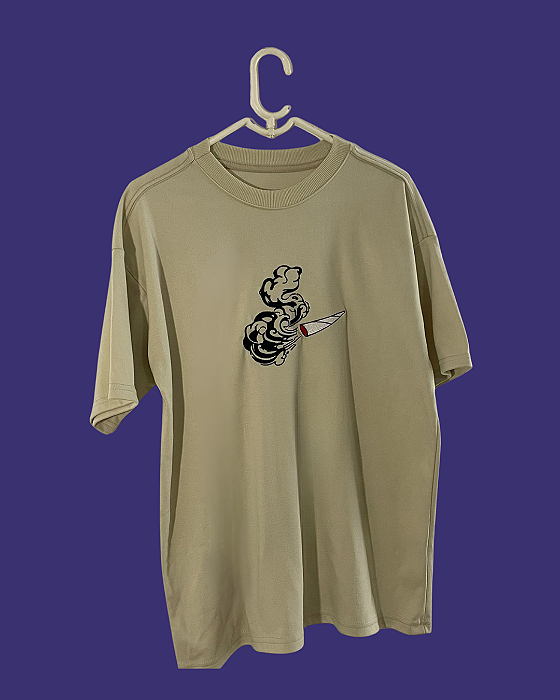 fumacê - creme - oversized