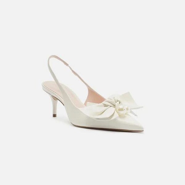 Slingback Laço Pérolas Arezzo