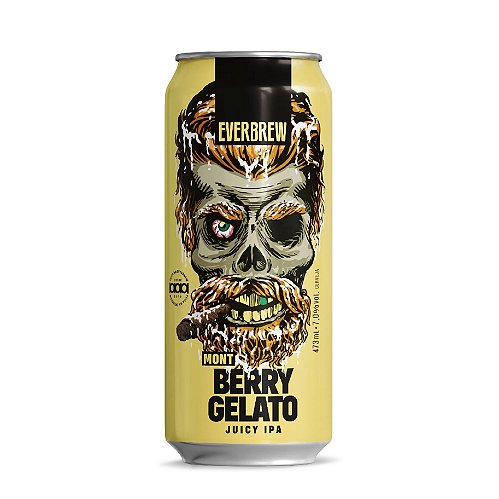 Cerveja Everbrew Mont Berry Gelato Juicy IPA Lata 473ml