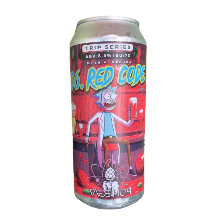 Cerveja Rage Hop Red Code Imperial Red IPA Lata 473ml