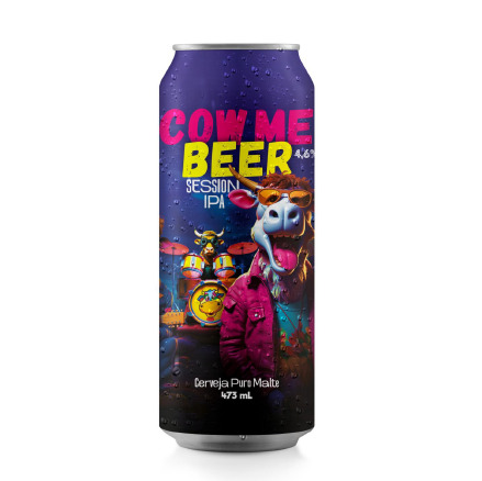 Cerveja Sigilo Total Cow Me Beer Session IPA Lata 473ml