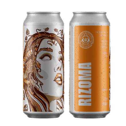 Cerveja Dogma Rizoma Imperial IPA Lata 473 ml