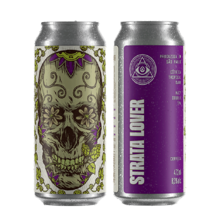 Cerveja Dogma Strata Lover Double Hazy IPA Lata 473ml