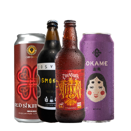 Kit Degustação 04 Cervejas Maltadas