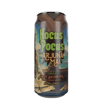 Cerveja Hocus Pocus Arjuna Mai Hazy Skunk IPA 473ml