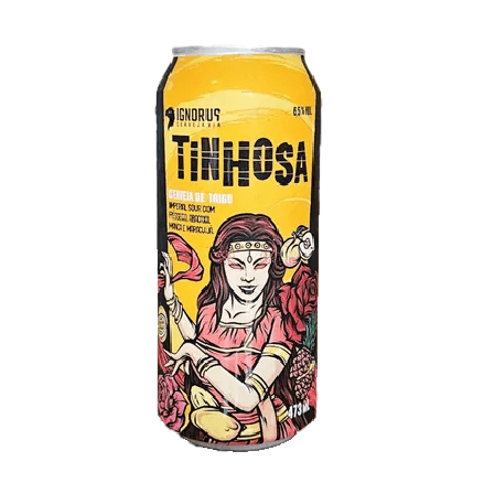 Cerveja Ignorus Tinhosa Imperial Sour Lata 473ml
