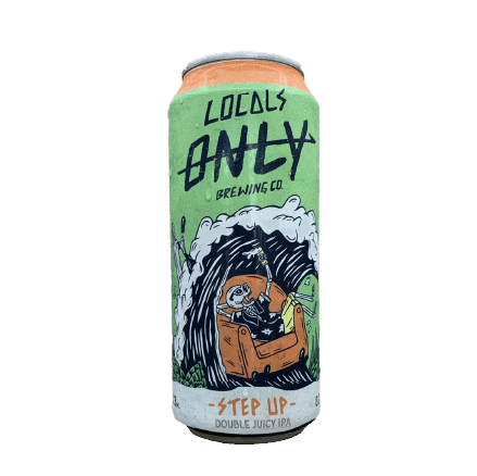 Cerveja Locals Only Step Up Double Hazy IPA Lata 473ml