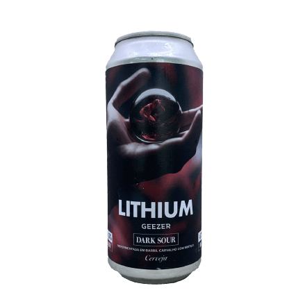 Cerveja Geezer Lithium Dark Sour Lata 473ml