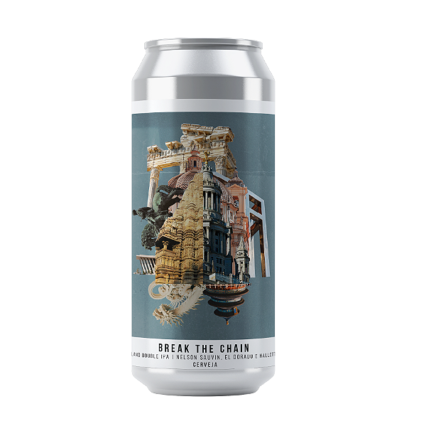 Cerveja Octopus Break the Chain Double New England IPA Lata 473ml