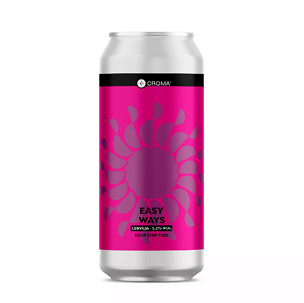 Cerveja Croma Easy Ways Sour com Caju Lata 473ml