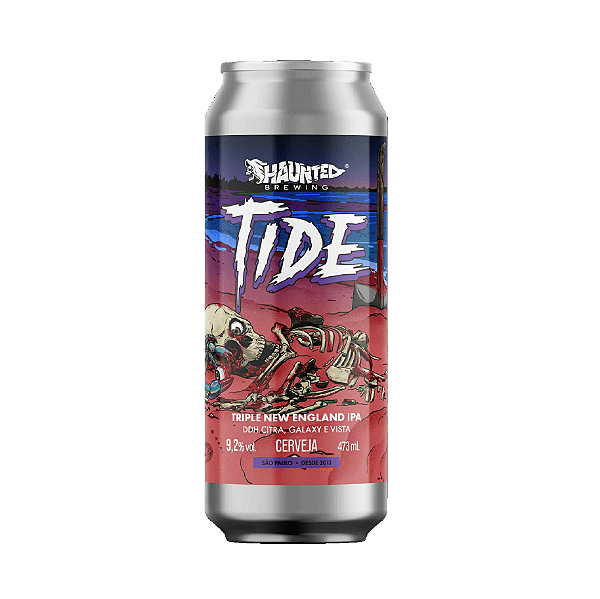 Cerveja Haunted Tide Triple New England IPA Lata 473ml