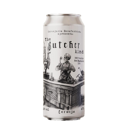 Cerveja Escafandrista The Butcher Kind Double New England IPA Lata 473ml