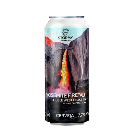 Cerveja Stormy Yosemite Firerall Double West Coast IPA Lata 473ml
