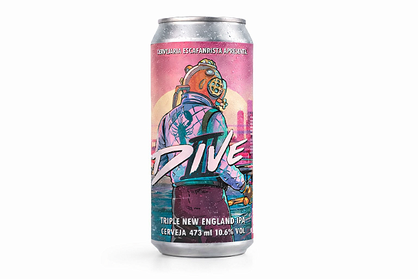 Cerveja Escafandrista The Dive Part III Triple New England IPA Lata 473ml