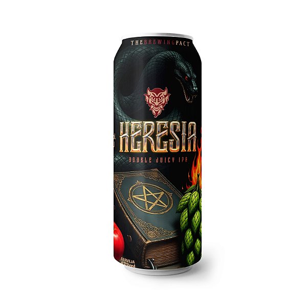 Cerveja Demonho Heresia Double Juicy IPA Lata 473ml