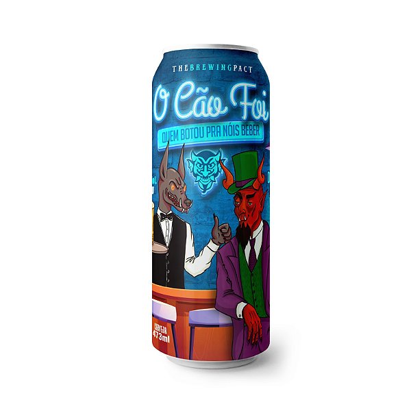 Cerveja Demonho O Cão Foi Quem Botou Pra Nóis Beber Juicy IPA Lata 473ml