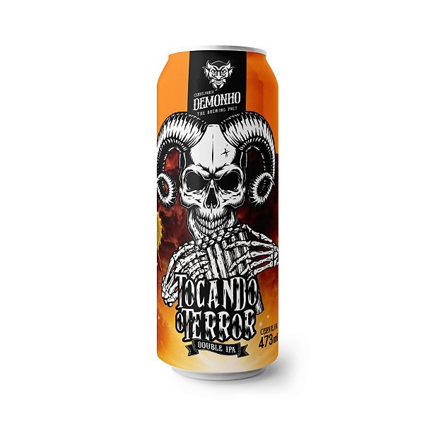 Cerveja Demonho Tacando o Terror Double West Coast IPA Lata 473ml