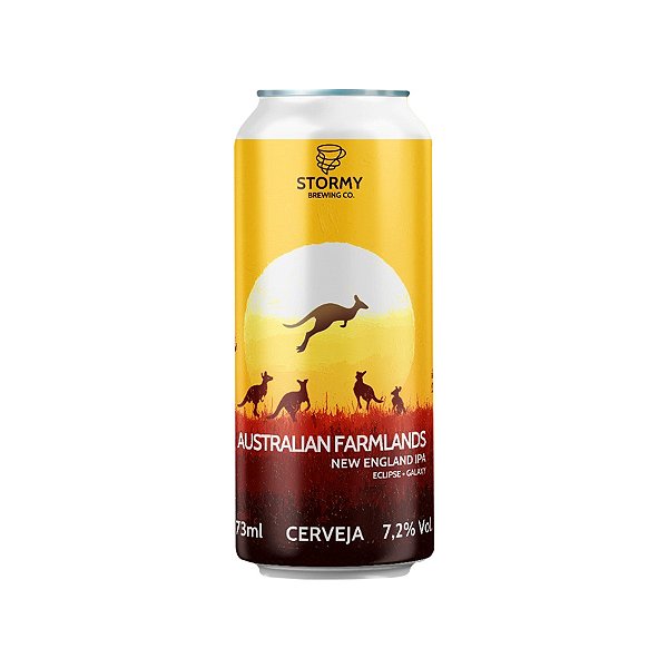 Cerveja Stormy Australian Farmlands New England IPA Lata 473ml