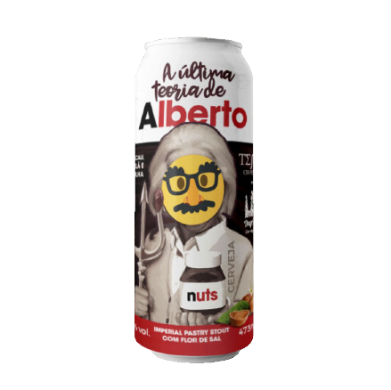 Cerveja Tesla A Última Teoria de Alberto Imperial Pastry Stout Lata 473ml