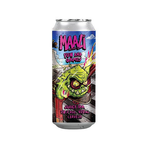 Cerveja Maali Fun and Games New England IPA Lata 473ml