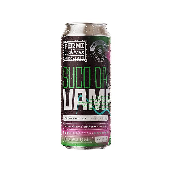 Cerveja Fermi Suco da Vamp Fruit Sour Lata 473ml