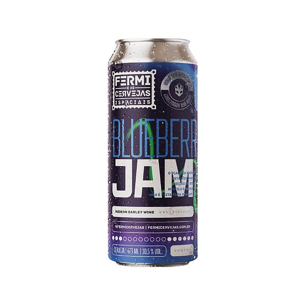 Cerveja Fermi Blueberry Jam Modern Barley Wine Lata 473ml