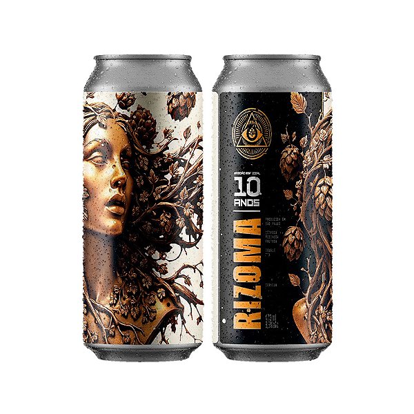 Cerveja Dogma Rizoma 10 Anos Double IPA 473ml