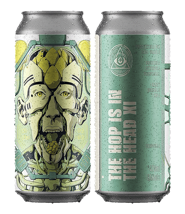 Cerveja Dogma Hop Is In the Head XI Double Hazy IPA Lata 473ml