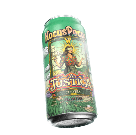 Cerveja Hocus Pocus A Justiça Hazy IPA Lata 473ml