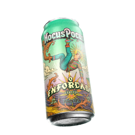 Cerveja Hocus Pocus O Enforcado Hazy IPA Lata 473ml