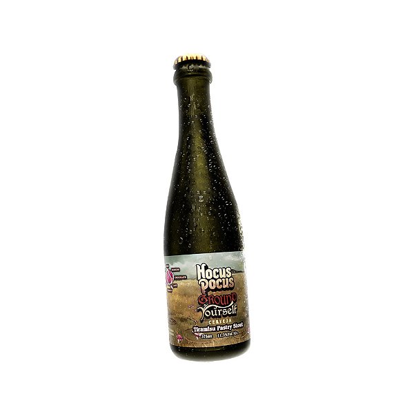 Cerveja Hocus Pocus Ground Yourself Tiramisu Pastry Stout Garrafa 375ml