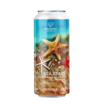 Cerveja Stormy Sea Stars Double West Coast IPA Lata 473ml