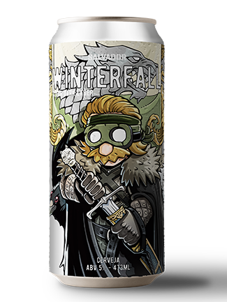 Cerveja Salvador Brewing Winterfall Czech Dark Lager Lata 473ml
