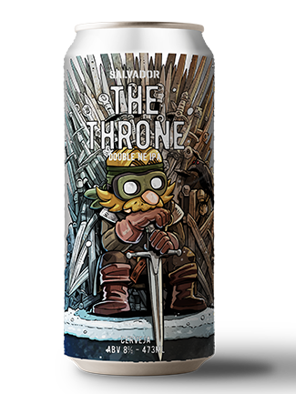 Cerveja Salvador Brewing The Throne Double New England IPA Lata 473ml