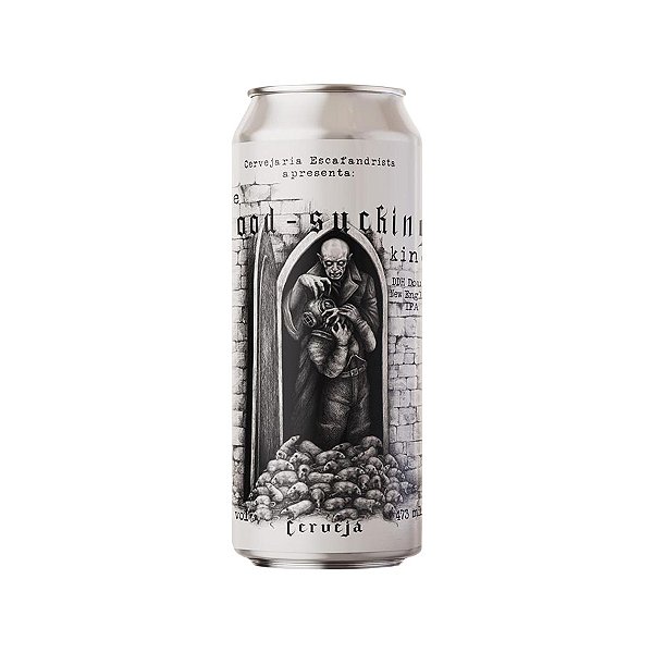 Cerveja Escafandrista The Blood-sucking Kind Double New England IPA Lata 473ml