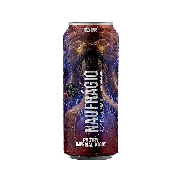 Cerveja Seven Hands Naufrágio Imperial Pastry Stout 473ml