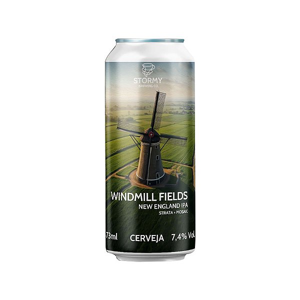 Cerveja Stormy Windmill Fields New England IPA Lata 473ml