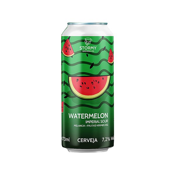 Cerveja Stormy Watermelon Imperial Sour Lata 473ml