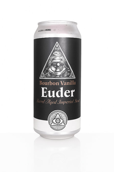 Cerveja Dogma Bourbon Euder Vanilla Barrel Aged Imperial Stout Lata 473ml