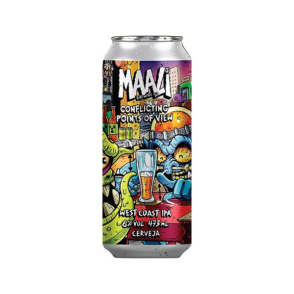 Cerveja Maali Conflicting Points of View West Coast IPA Lata 473ml